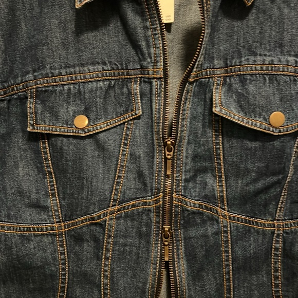 Anthropologie - Pilcro Corset Denim Dark Shirt - SZ 12 - BNWT - Picture 10 of 11